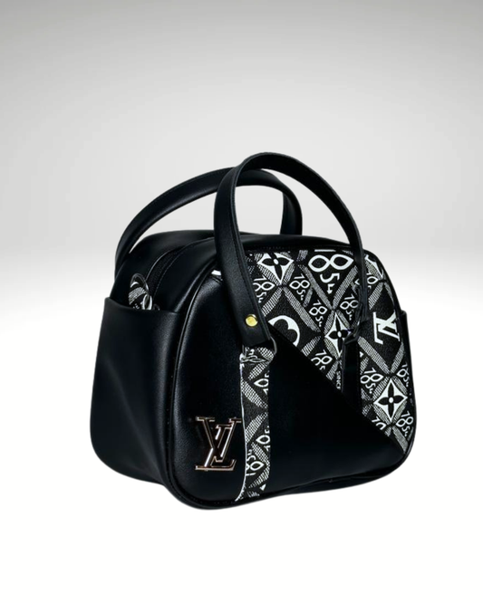 Mini Sac Boston en Noir & Gris LV