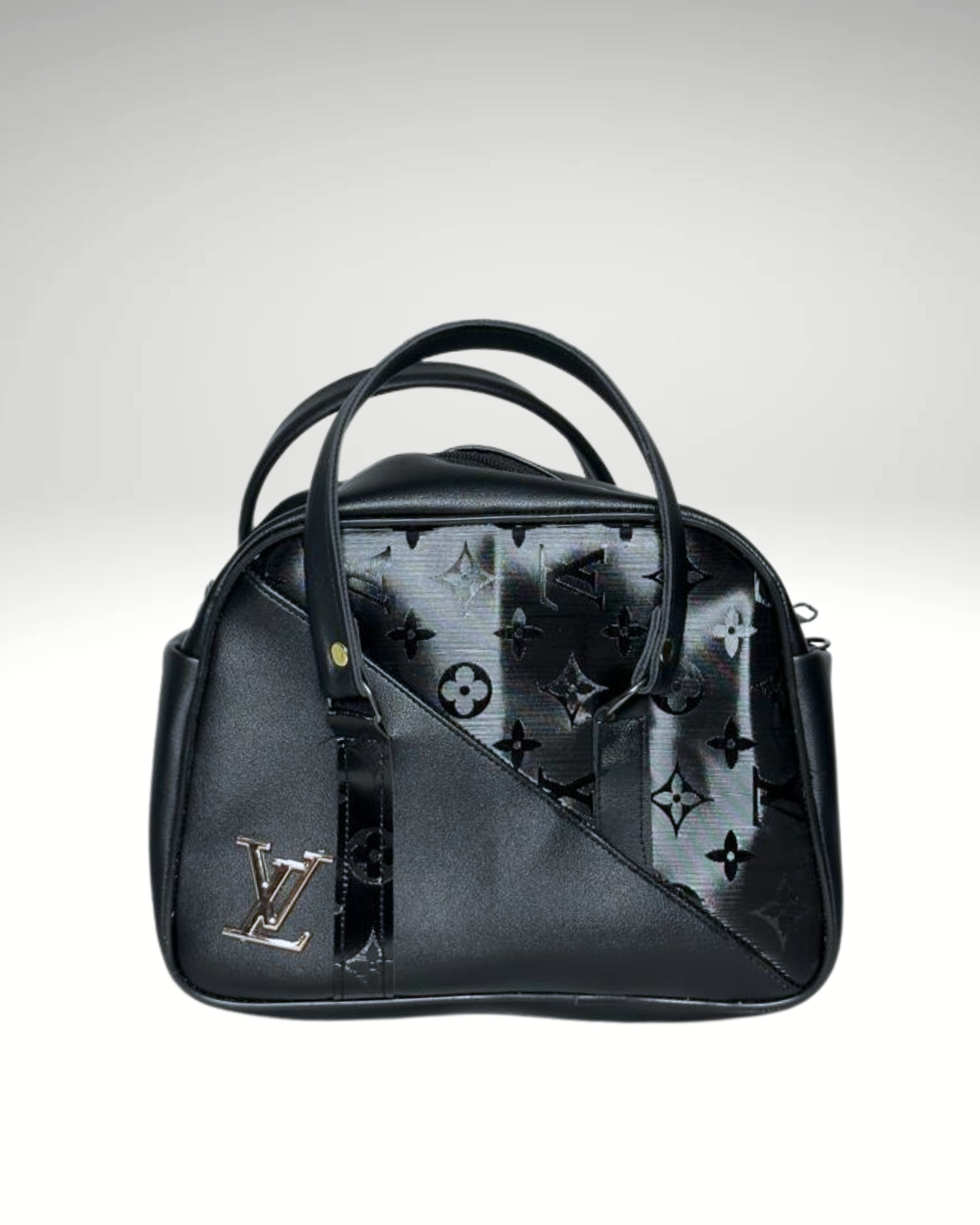 Mini Sac Boston en Noir Cataphote LV