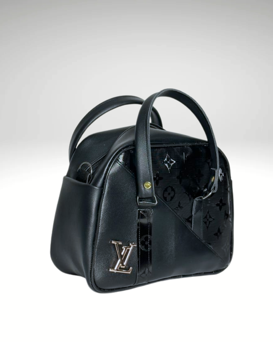 Mini Sac Boston en Noir Cataphote LV