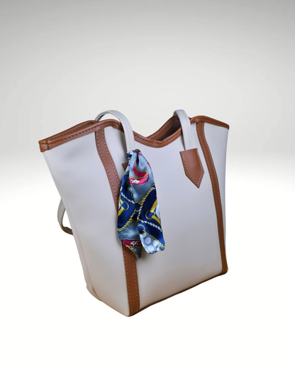 Tote Essentiel en Blanc Crème