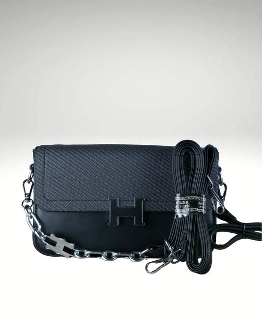 Sac à Bandoulière Harmonie en Noir