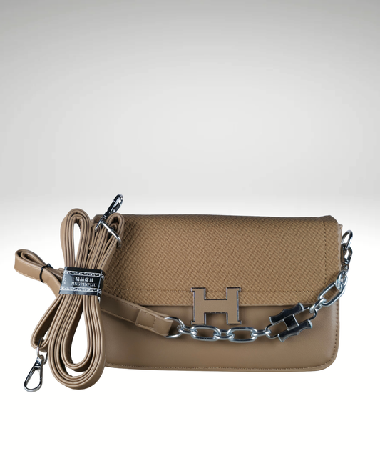 Sac à Bandoulière Harmonie en Marron