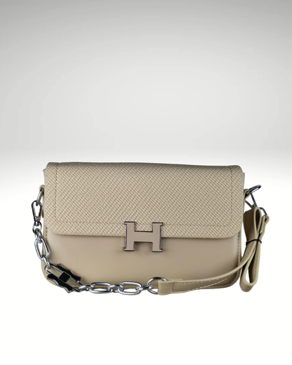 Sac à Bandoulière Harmonie en Beige