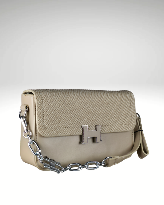 Sac à Bandoulière Harmonie en Beige