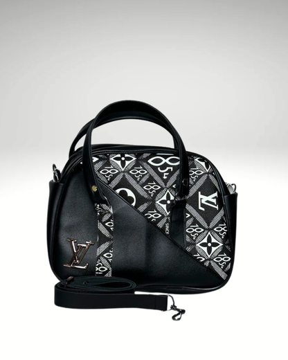Mini Sac Boston en Noir & Gris LV