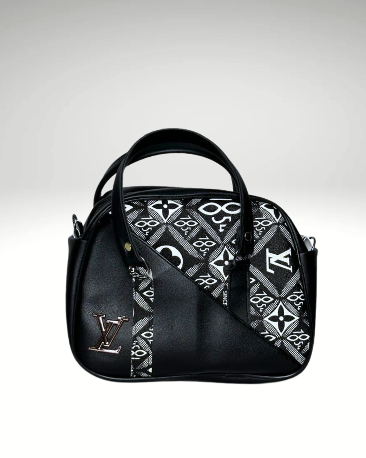 Mini Sac Boston en Noir & Gris LV