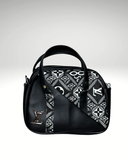 Mini Sac Boston en Noir & Gris LV