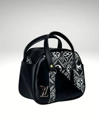 Mini Sac Boston en Noir & Gris LV