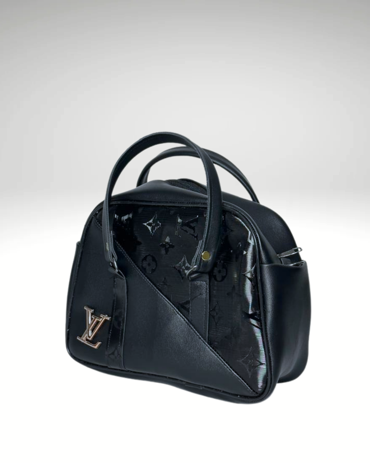 Mini Sac Boston en Noir Cataphote LV