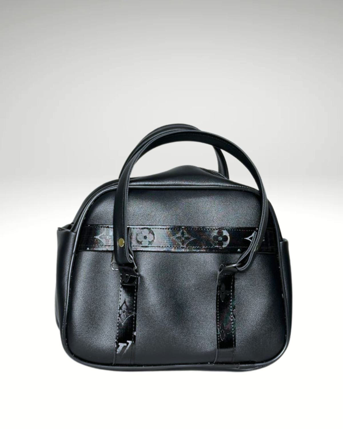 Mini Sac Boston en Noir Cataphote LV