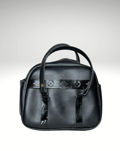Mini Sac Boston en Noir Cataphote LV